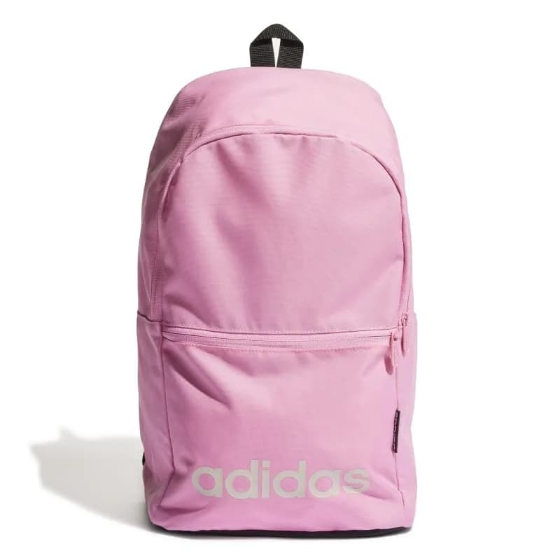 Adidas LIN CLAS BP DAY Backpack, mixed material, casual unisex design with large capacity, perfect for travel and outdoor activities.